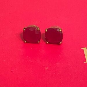Kate Spade Magenta Gumdrop Earrings